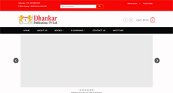 Desktop Screenshot of dhankarpublications.com