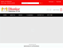 Tablet Screenshot of dhankarpublications.com